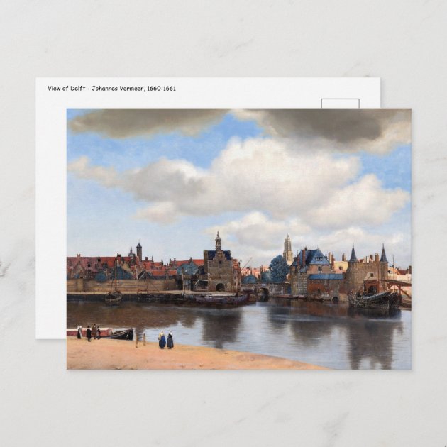 Johannes Vermeer View Of Delft Postcard Zazzle   Johannes Vermeer View Of Delft Postcard R5fe7bf974e064c56a3f183b3660aabe2 Ucb66 630 