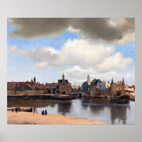 Johannes Vermeer _ View of Delft Poster
