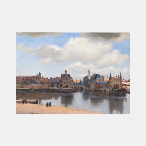 Johannes Vermeer _ View of Delft Rug