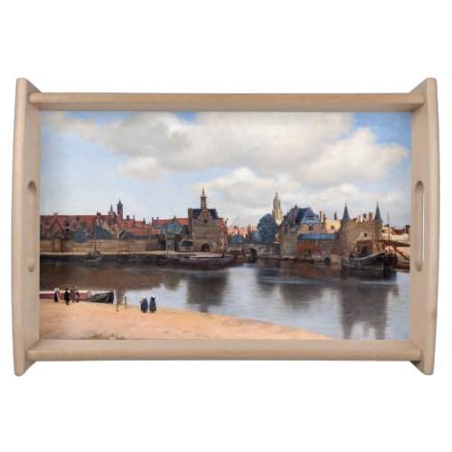 Johannes Vermeer _ View of Delft Serving Tray