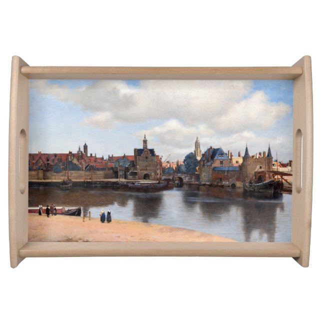 Johannes Vermeer - View of Delft Serving Tray (Front)