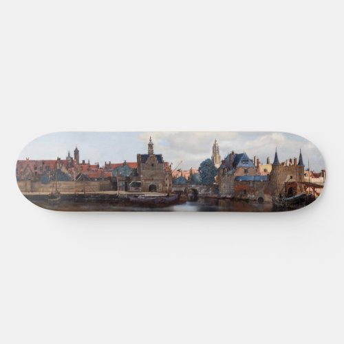 Johannes Vermeer _ View of Delft Skateboard
