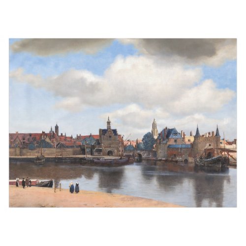Johannes Vermeer _ View of Delft Tablecloth