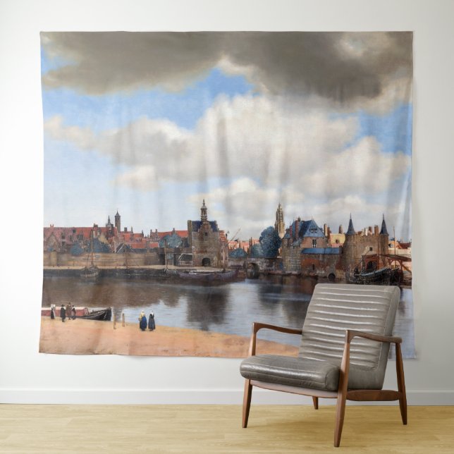 Johannes Vermeer - View of Delft Tapestry (In Situ (Horizontal))