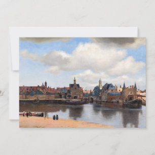 Johannes Vermeer - View of Delft Thank You Card