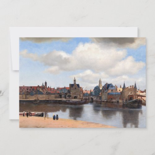 Johannes Vermeer _ View of Delft Thank You Card