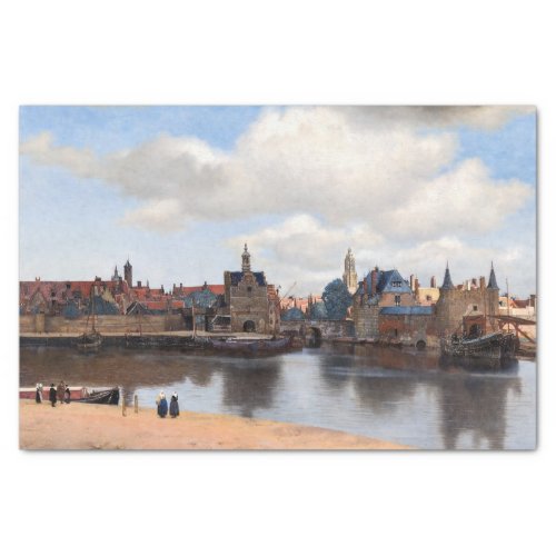 Johannes Vermeer _ View of Delft Tissue Paper