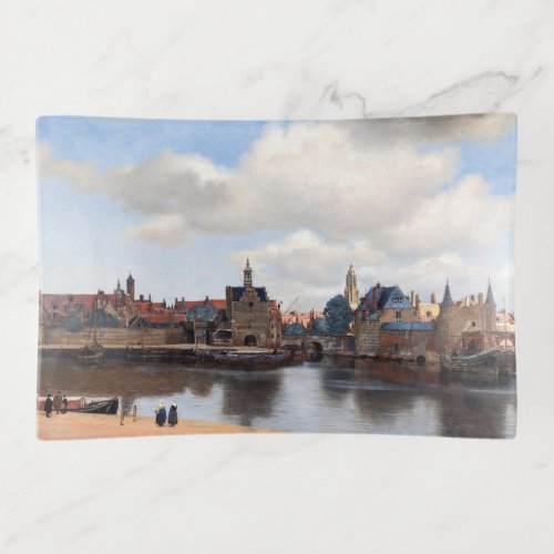 Johannes Vermeer _ View of Delft Trinket Tray