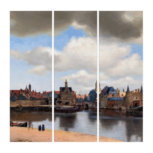 Johannes Vermeer _ View of Delft Triptych