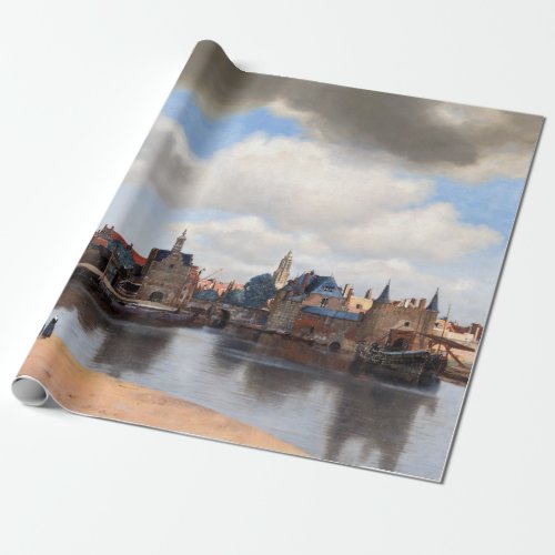 Johannes Vermeer _ View of Delft Wrapping Paper