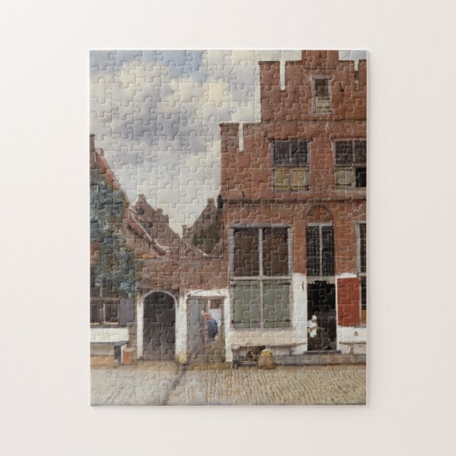 Johannes Vermeer, View Of Houses In Delft Jigsaw Puzzle (Vertical)