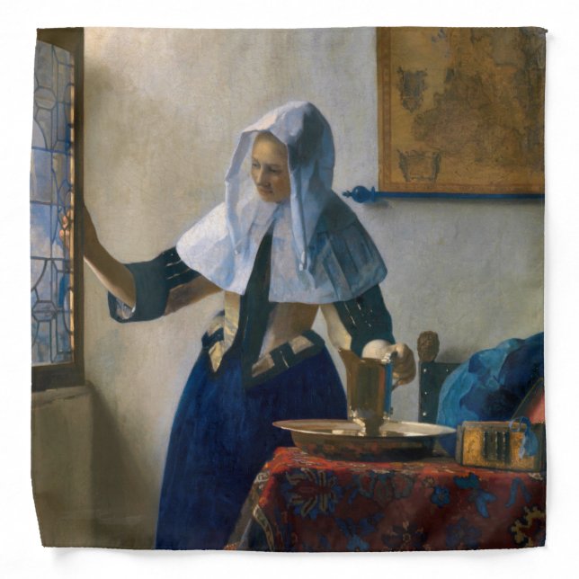 Johannes Vermeer - Woman with a Water Pitcher Bandana (Front)