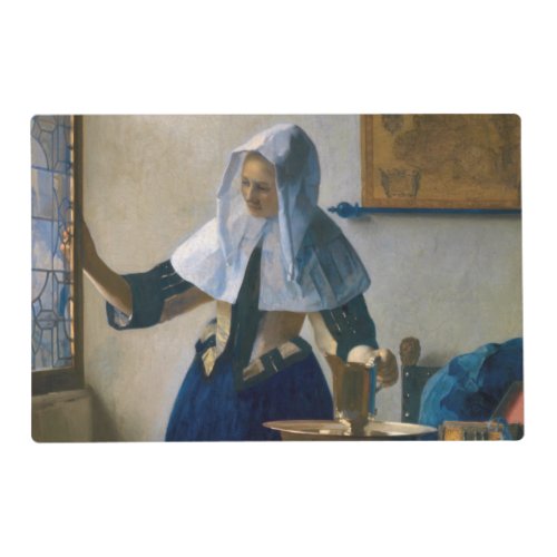 Johannes Vermeer _ Woman with a Water Pitcher Placemat
