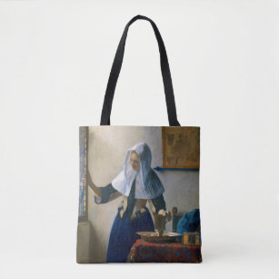 Johannes Vermeer - Woman with a Water Pitcher Tote Bag