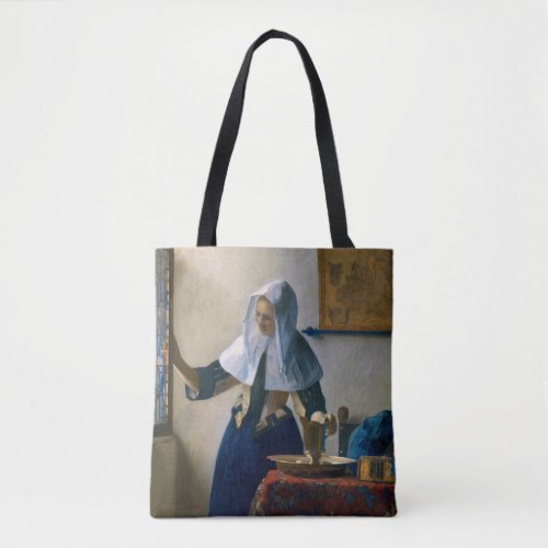 Johannes Vermeer _ Woman with a Water Pitcher Tote Bag