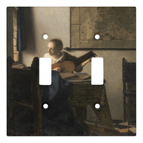 Johannes Vermeer _ Young Woman with a Lute Light Switch Cover