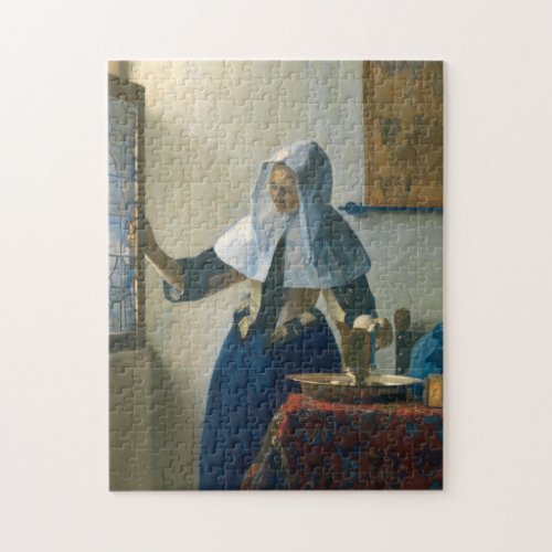 Johannes Vermeer Young Woman with a Water Pitcher Jigsaw Puzzle