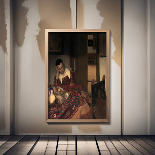 Johannes Vermeer, Young Women Sleeping Wall Decal