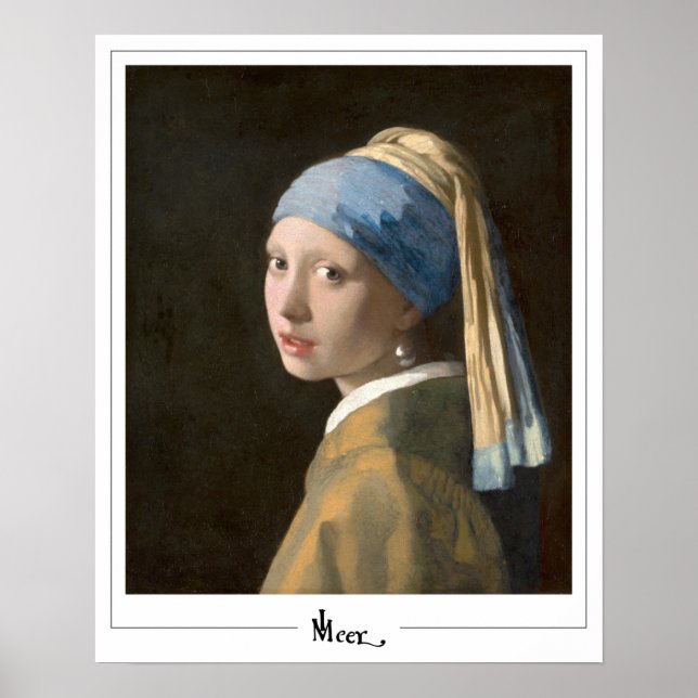 Johannes Vermeer Zedign Art Poster #13 (Front)