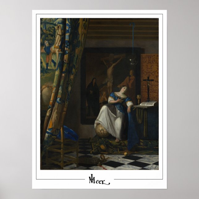 Johannes Vermeer Zedign Art Poster #33 (Front)