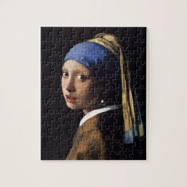 Johannes Vermeer's Girl with a Pearl Earring Jigsaw Puzzle | Zazzle