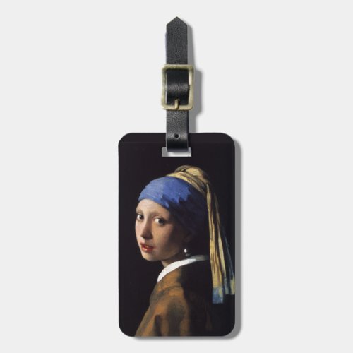 Johannes Vermeers Girl with a Pearl Earring Luggage Tag