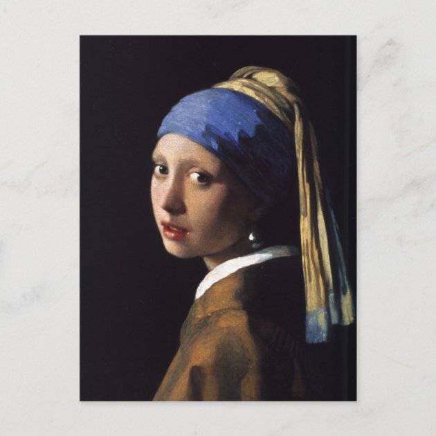 Johannes Vermeer S Girl With A Pearl Earring Postcard Zazzle   Johannes Vermeers Girl With A Pearl Earring Postcard R38e3ad5f1d5b425eb49e94736da990c6 Ucbjp 630 