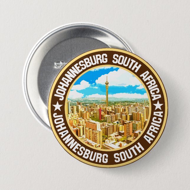 Johannesburg                                       button (Front & Back)