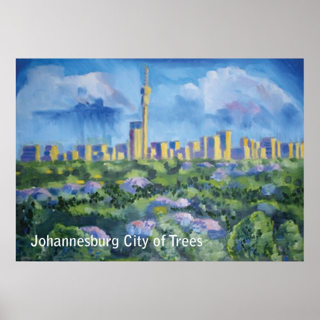 Johannesburg City of Trees Poster (Front)