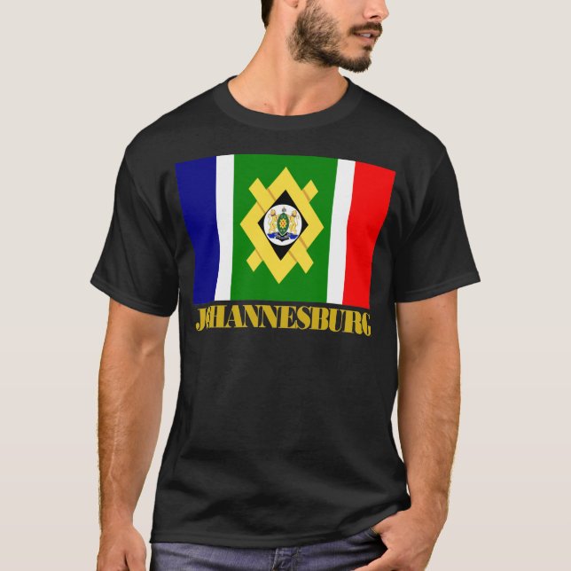 Johannesburg Flag T-Shirt (Front)