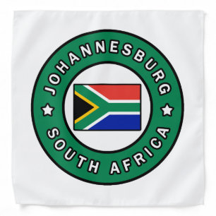 Johannesburg South Africa Bandana