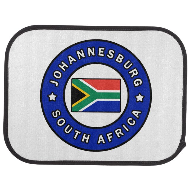 Johannesburg South Africa Car Floor Mat (Rear)