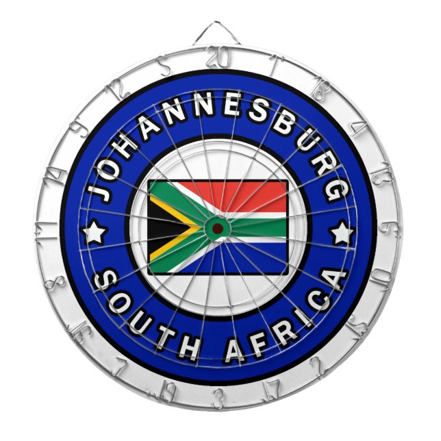 Johannesburg South Africa Dart Board (Front)
