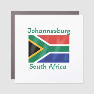 Johannesburg South Africa Flag Magnet