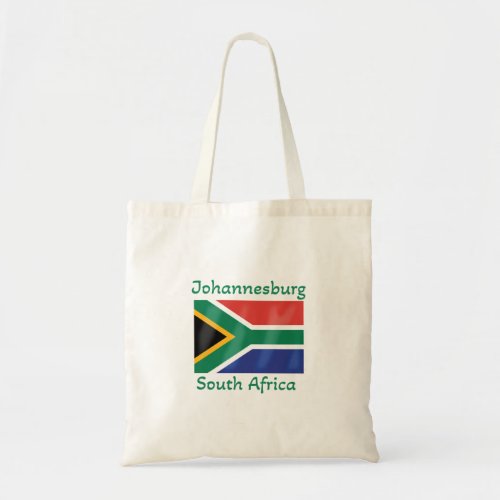 Johannesburg South Africa Flag Tote Bag