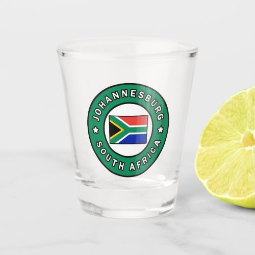 Johannesburg South Africa Shot Glass