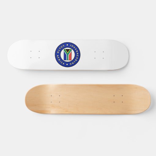 Johannesburg South Africa Skateboard Deck Zazzle