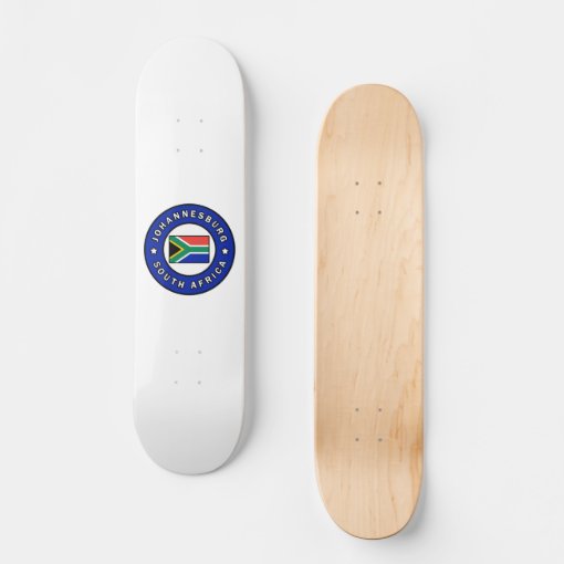 Johannesburg South Africa Skateboard Deck Zazzle