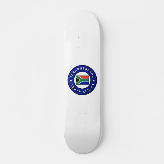 Johannesburg South Africa Skateboard Deck (Front)