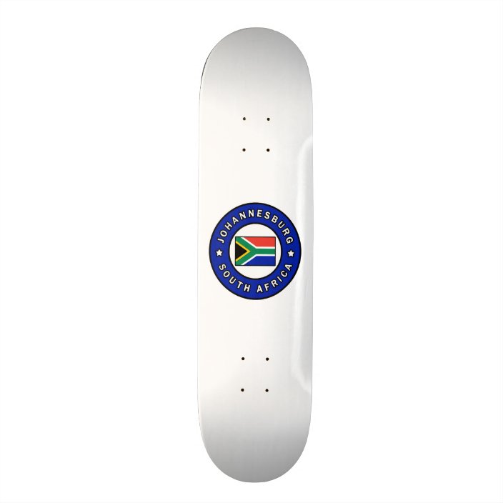 Johannesburg South Africa Skateboard Deck