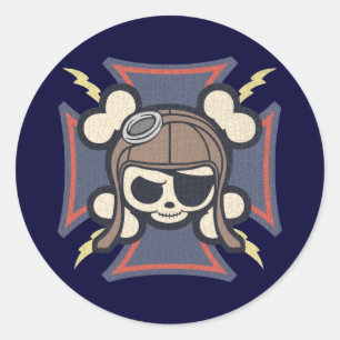 Johhny Maltese Classic Round Sticker