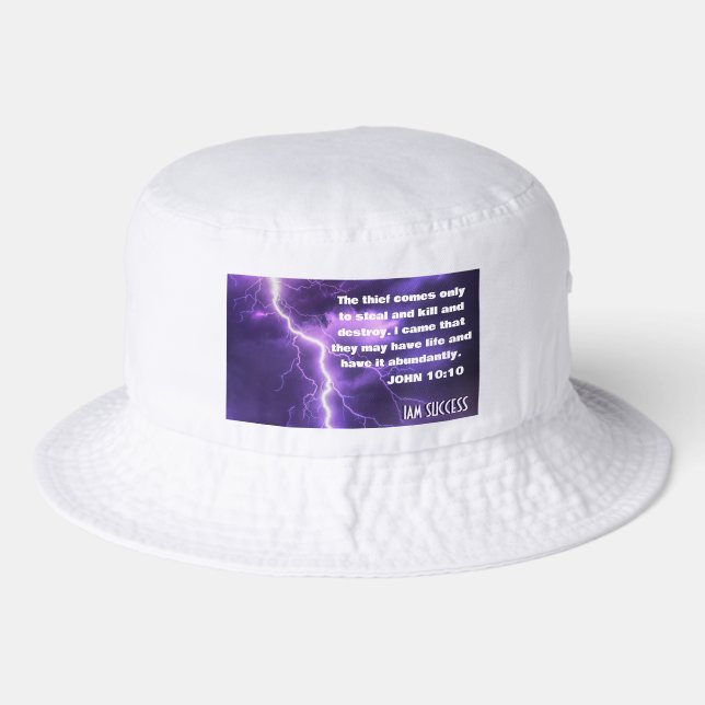 JOHN 10:10 BUCKET HAT (Front)