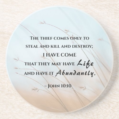 John 1010 I have come that they may have life Coaster