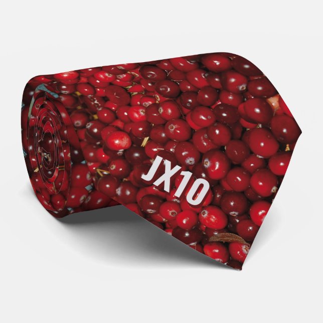 John 10:10 JX10 | Cranberries | Monogram Neck Tie (Rolled)