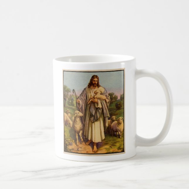 John  10  14,  I am the good shepherd: the good... Coffee Mug (Right)