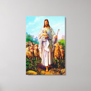 John 10:7-21 I Am the Good Shepherd Canvas