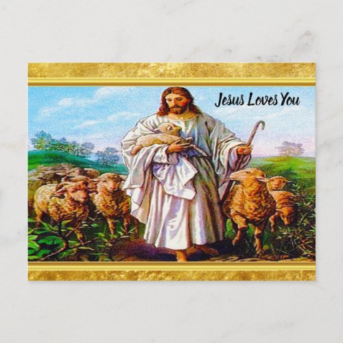 John 107_21 I Am the Good Shepherd Postcard