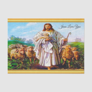 John 10:7-21 I Am the Good Shepherd Tissue Paper