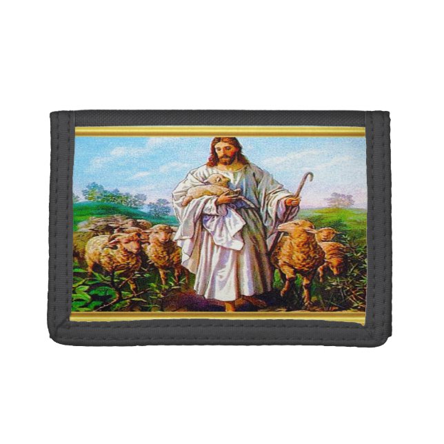 John 10:7-21 I Am the Good Shepherd Tri-fold Wallet (Front)