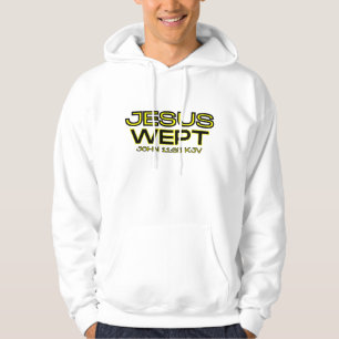 John 11:35 Bible Verse KJV Quote Men's Hoodie